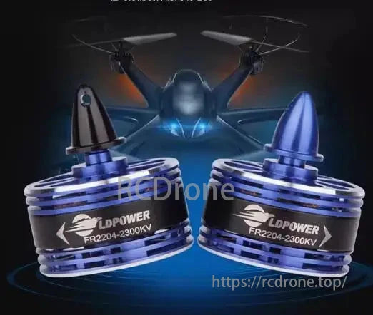 LDPower FR2204 2300KV Brushless Motor, LDPower FR2204 2300KV brushless motors designed for 5-6 inch FPV racing drones, offering high performance and efficiency.