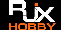 RJX Quick Release 15mm Single Rod Clamp, RJX Hobby logo in black and orange on a dark background