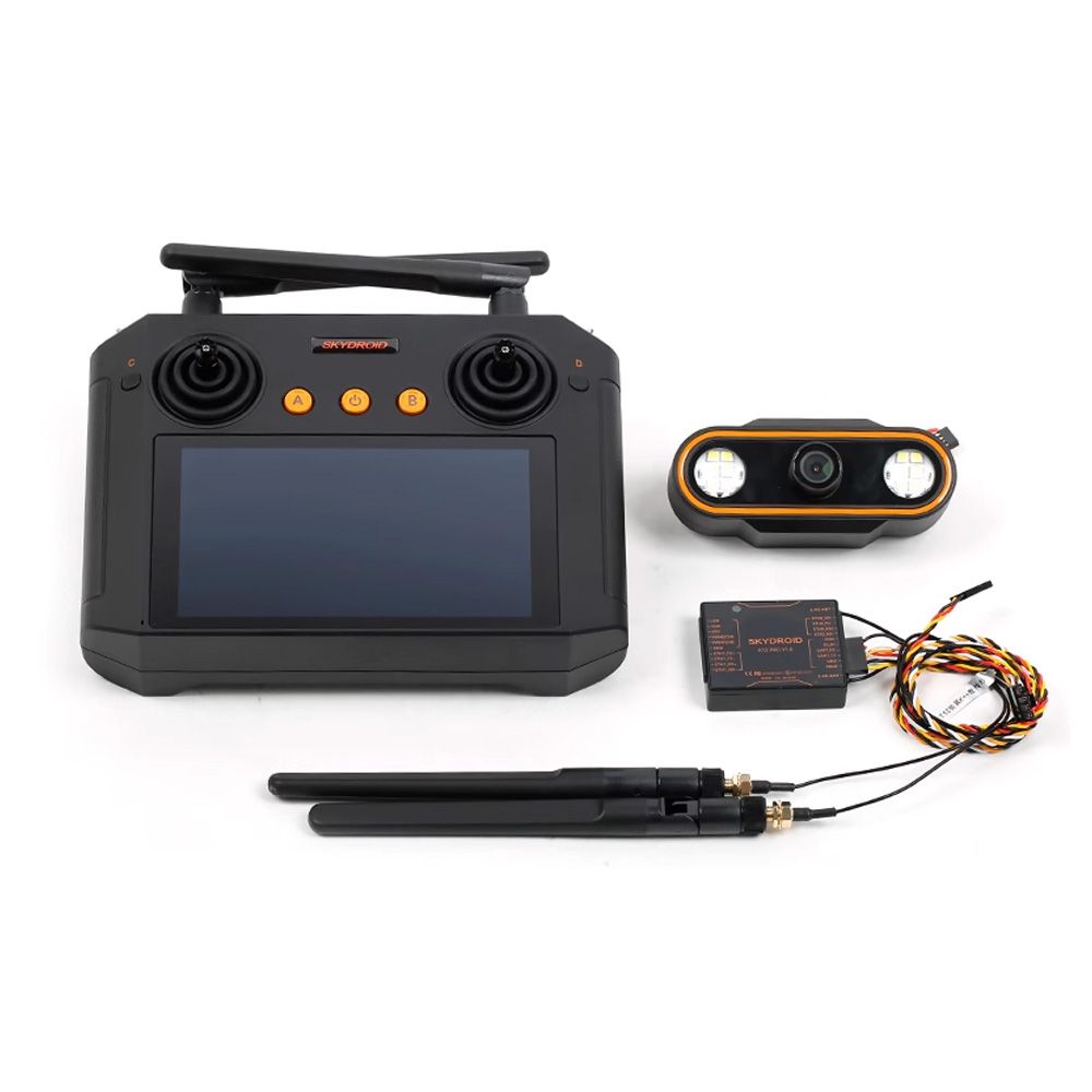 Skydroid H12 PRO Remote Control for UAV Agricultural Sprayer Drone With 10KM 2K 1080P Video Stream 3-Axis Camera