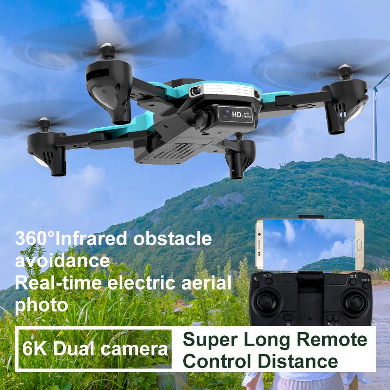 ZD9 Drone - 360 Degrees Obstacle Avoidance Drone Optical Current Adjustment Dual Camera Four Axis Drone Toy Gift - RCDrone