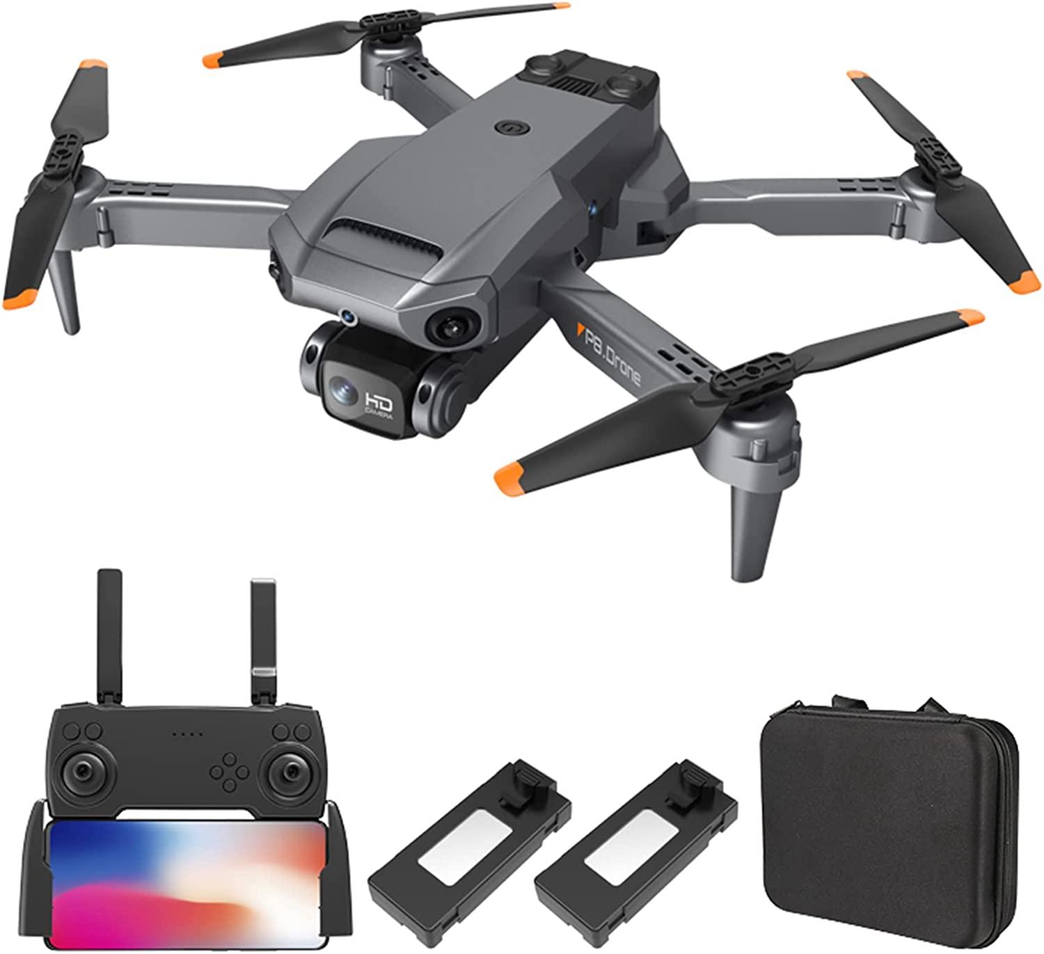  Drone with Camera for Adults, 2K Foldable Drones for Beginners,  RC Drone Toys Gifts with Brushless Motor, RC Quadcopter Circle Fly Follow Me  Gesture Control : Toys & Games