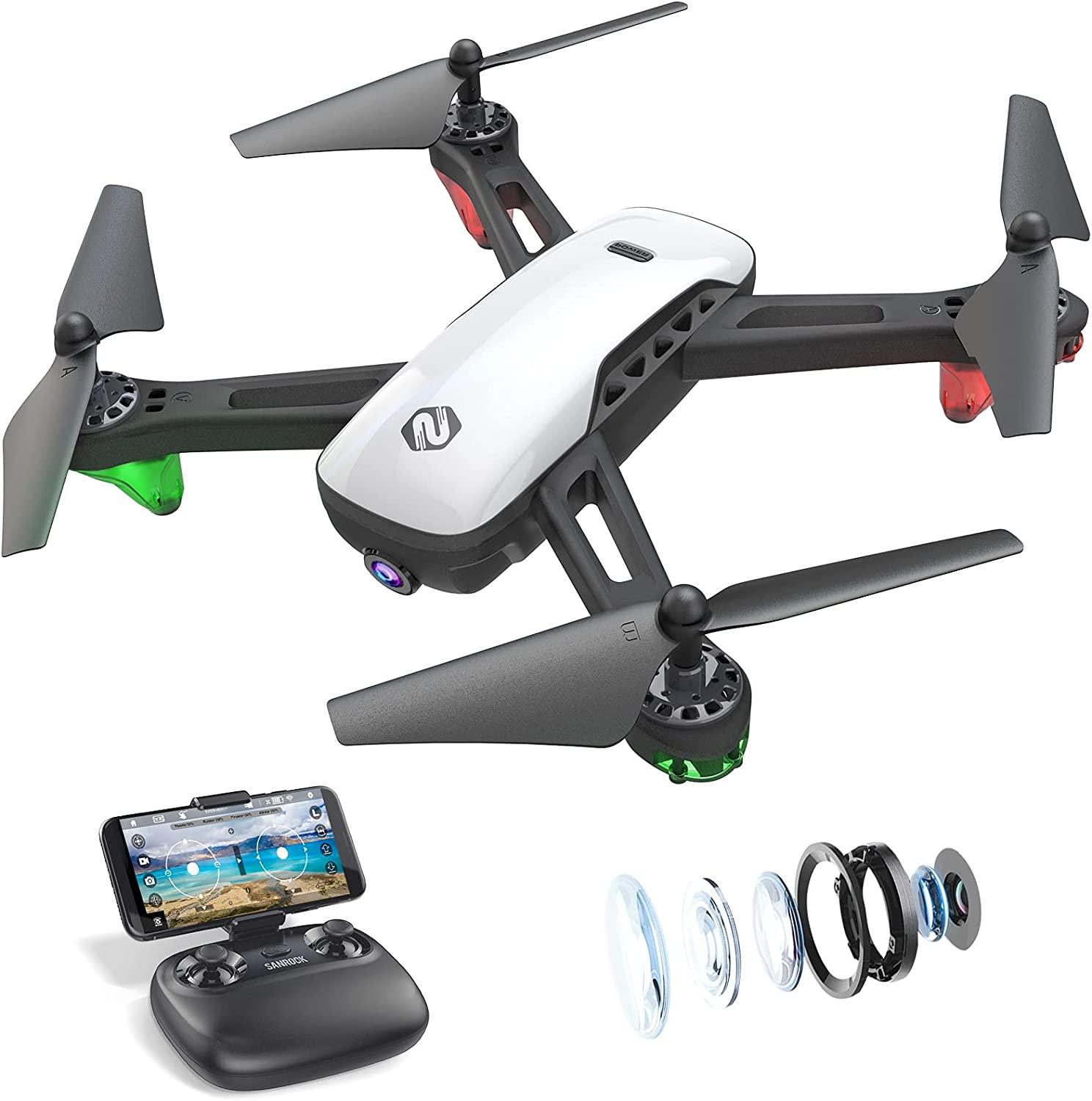  Drone with 1080P Camera for Beginners and Kids