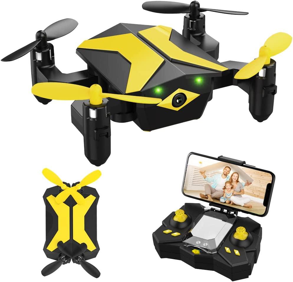 ATTOP X2W Mini Drone RC Quadcopter with App FPV Video, Voice