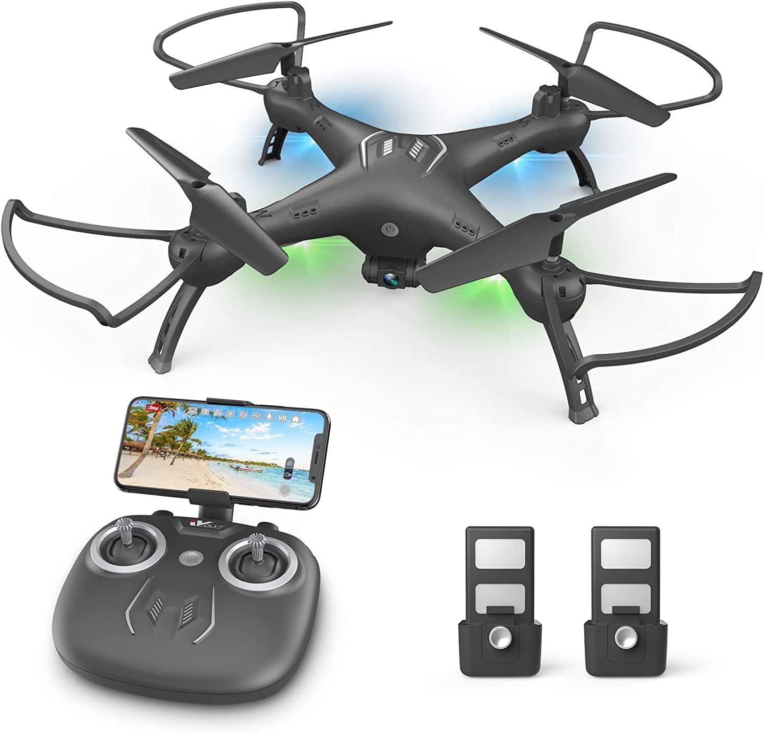ATTOP W10 Drone 1080P HD Drones for Adults, 120° Wide-Angle Kids