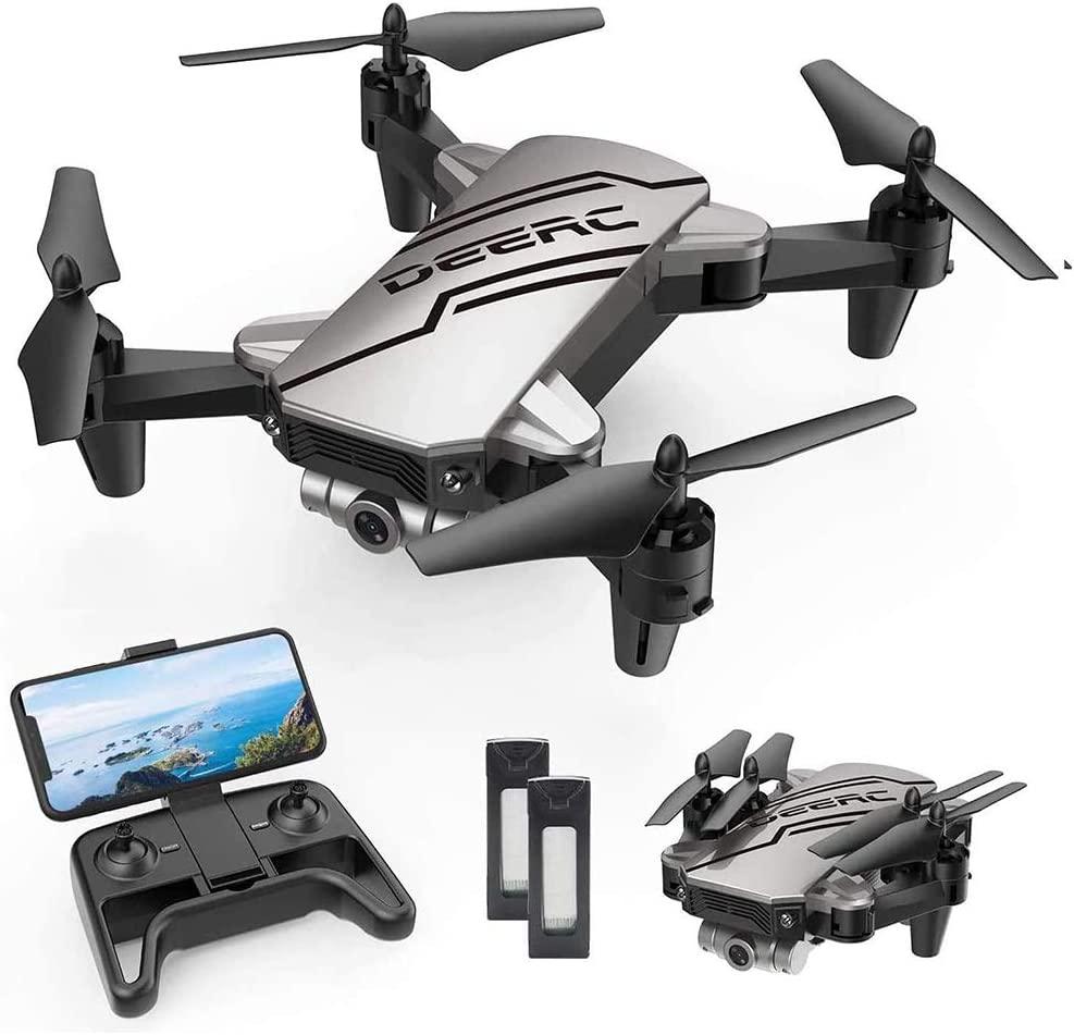 Mini drone avec caméra hd fpv télécommande jouets cadeaux pour garçons  filles avec altitude maintenir le mode sans tête une touche Réglage de la