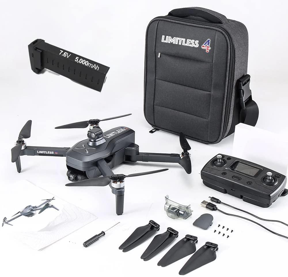 Drone X Pro LIMITLESS 4 - 大人用 GPS 4K HD UHD カメラドローン、EVO