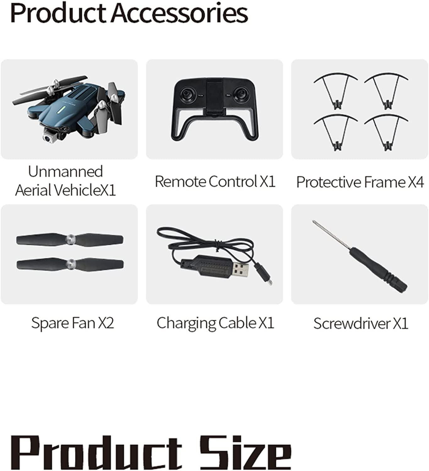 NiGHT LiONS TECH RC Drones for Kids Adults beginner with Camera 1080P,WiFi FPV Remote Control Quadcopter with RGB LED Lights,Optical flow,3D Flip,Headless Mode,One Key Start Mode,2 Battery - RCDrone