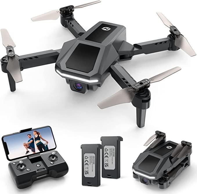  Holy Stone Drone GPS con cardán de 2 ejes con cámara EIS 4K  para adultos principiantes, HS720G FPV RC Quadcopter plegable con motor sin  escobillas, transmisión WiFi 5G, flujo óptico, sígueme