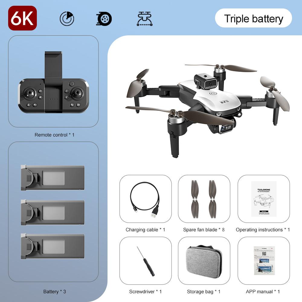 S2S mini drone with 6K dual cameras Obstacle avoidance optical Wifi Fpv Brushless motor rc Dron Profesional Quadcopter Toy - RCDrone