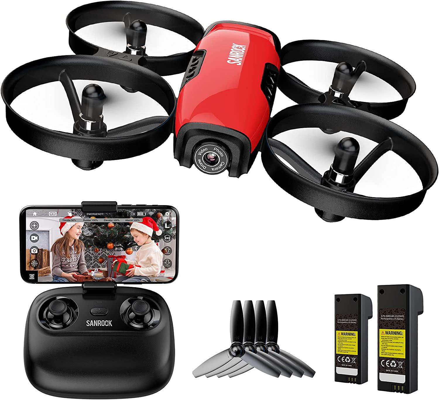 Adult Drone With Camera, Wifi Fpv Quadcopter With Altitude Hold