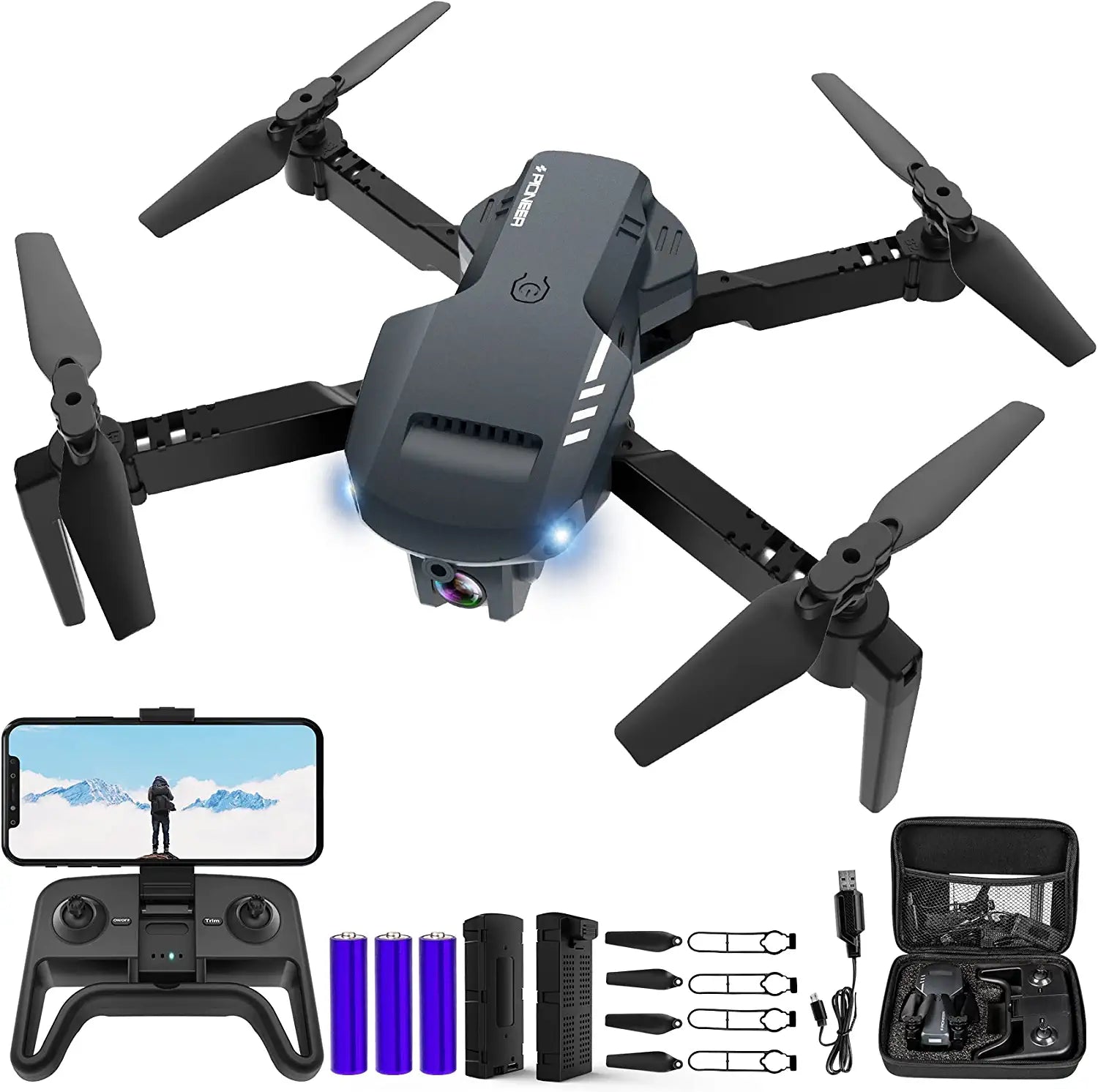 Rabing mini foldable rc online drone review