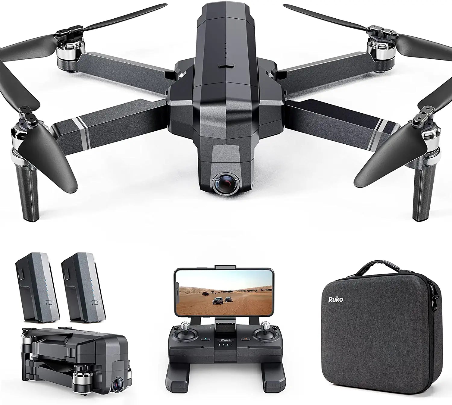 Drone GPS pliable Gps drone avec caméra 4k adulte, quadricoptère