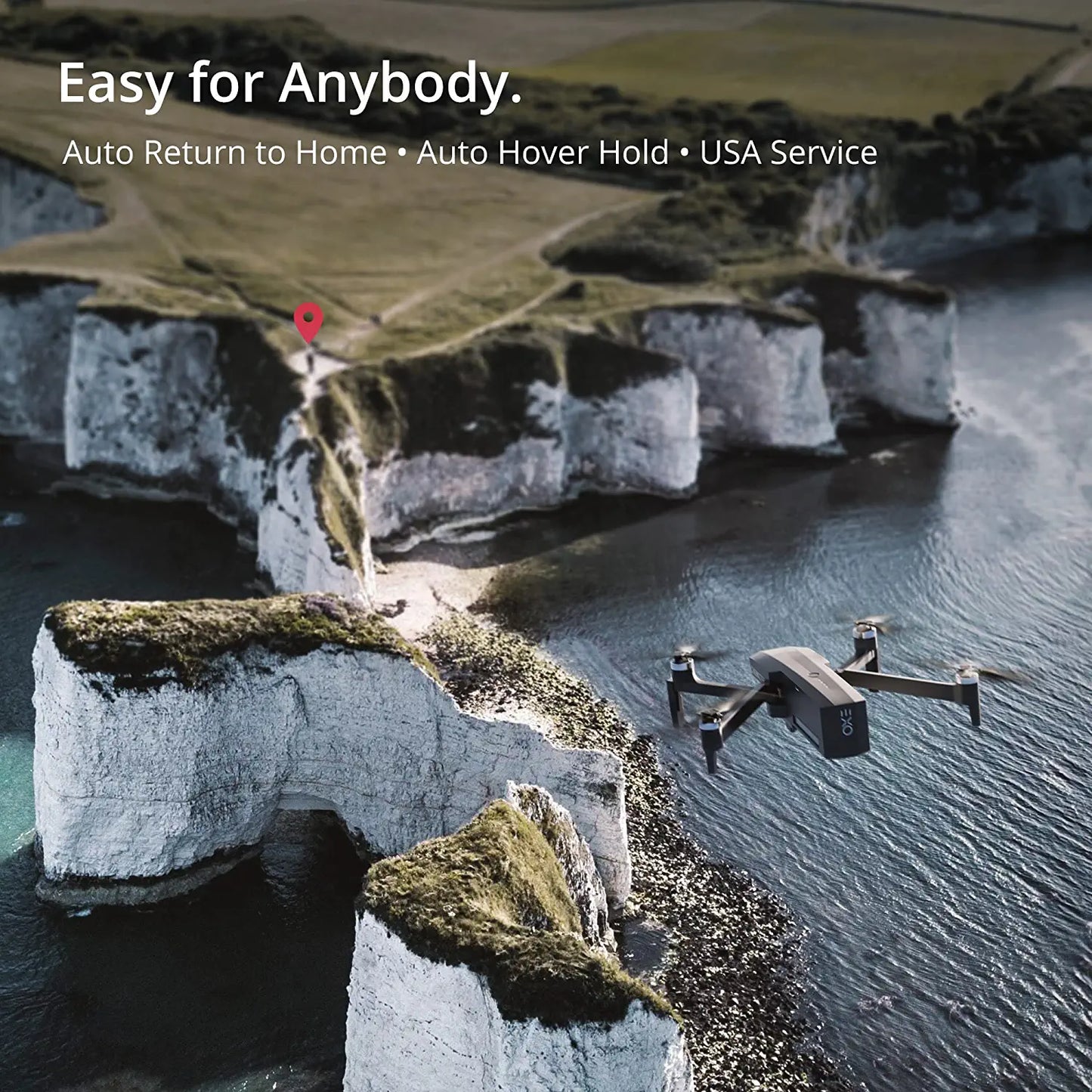 EXO CINEMASTER 2 - 4K HD UHD Camera Drone. 28 Minute Flight Time, 11MP Photo, 4K HD Professional 3 Axis Gimbal GPS Drone, Slow Motion, Auto Return Home Professional Camera Drone - RCDrone