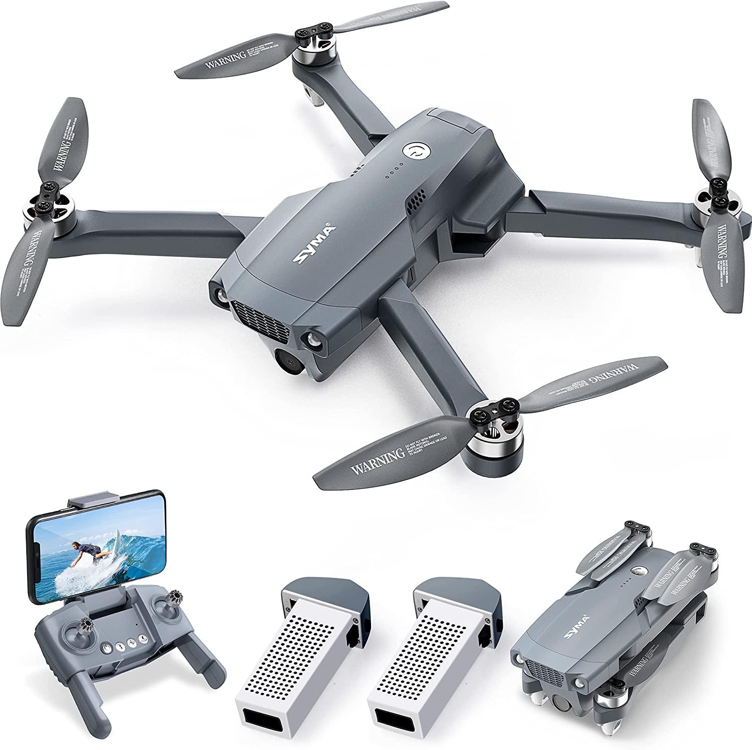 Drone SYMA X500 4K - avec caméra UHD pour adultes, quadrirotor GPS