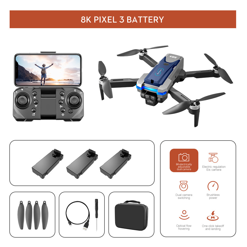 LS S8S Drone, 8K PIXEL 3 BATTERY ak electrical