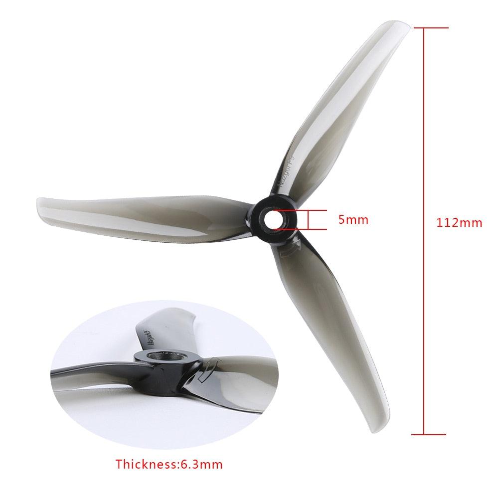 3 blade/tri-blade propeller - 20pcs/10pairs iFlight Nazgul F5 5inch prop with 5mm mounting hole for FPV Drone part - RCDrone