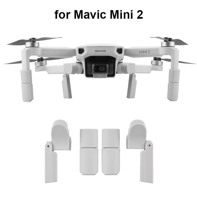 For DJI Mavic MINI 2 Landing Gear Extensions Heightened Gears Support Leg  Protector For DJI Mini 2/SE/ Mini Drone Accessories
