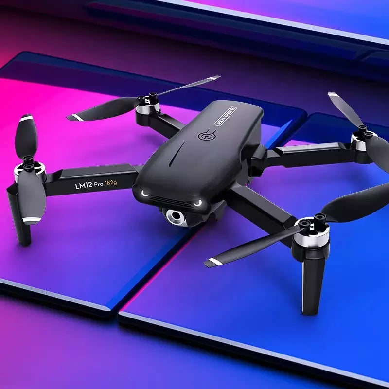 LM12 Drone - 8K HD Dual Camera Fpv Wifi 5g GPS Brushless Helicopter Professional obstacle avoidance rc dron - RCDrone