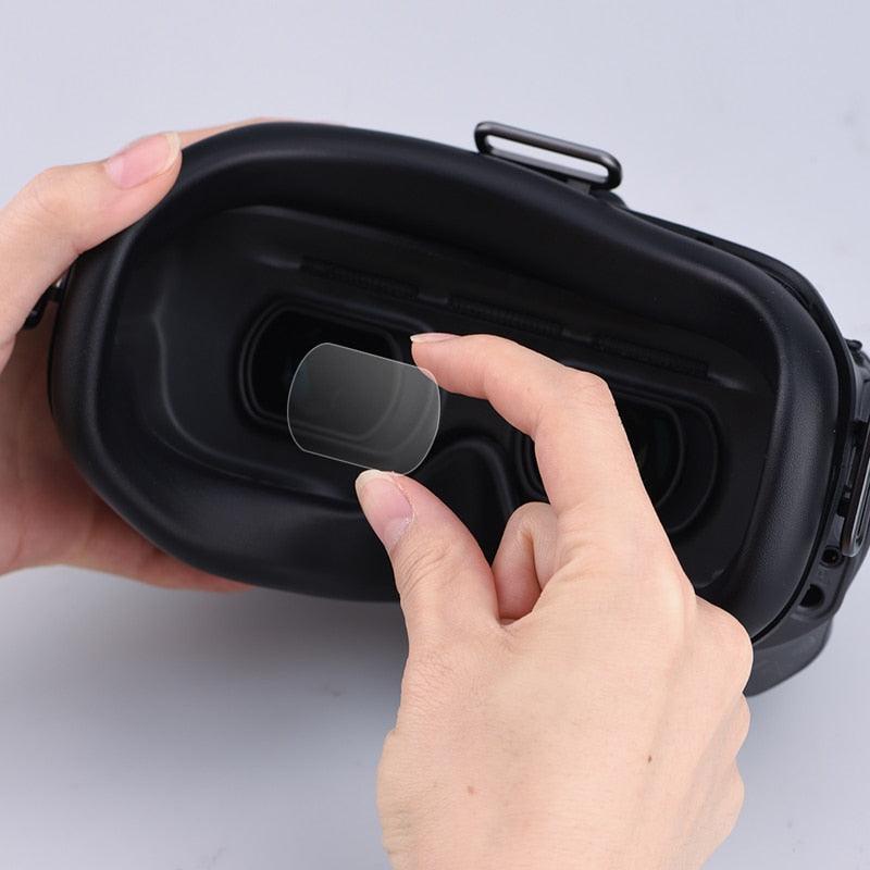 9H HD Tempered Glass Film for DJI FPV Goggles V2 Lens Dust-proof Protector Anti-scratch Film for DJI FPV Combo Drone Accesories - RCDrone