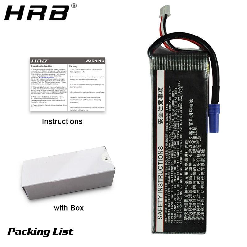 HRB 6S 22.2V Lipo Battery - EC5 2200mah 2600mah 3300mah 4000mah 5000mah 6000mah 8000mah 10000mah 12000mah 16000 22000mah RC Parts for Drone FPV Airplane Helicopter Toys - RCDrone