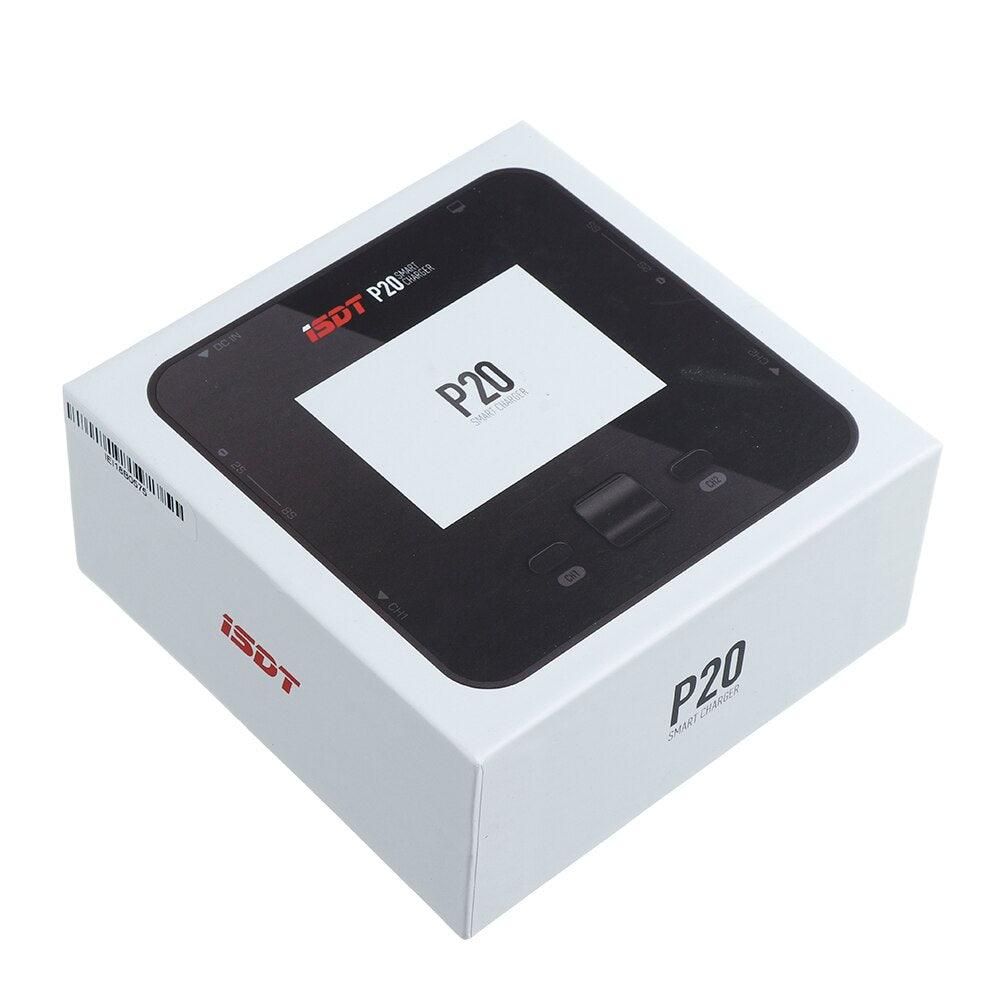 ISDT P20 Charger - 500W X2 20A x2 Dual Channel Battery Balance Charger for Lilon LiPo LiHV NiMH LipoPb Battery Replacement DIY Accessories - RCDrone