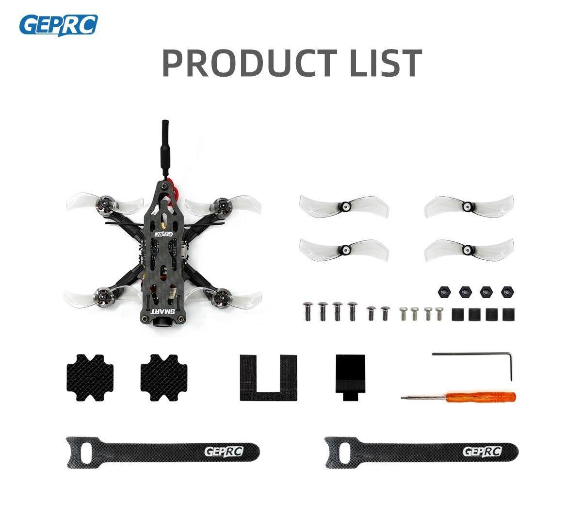 GEPRC SMART16 Freestyle FPV Drone - Caddx Ant Camera GR0803-11000KV Motor STABLE F411 FC For RC FPV Lightweight Quadcopter Drone - RCDrone