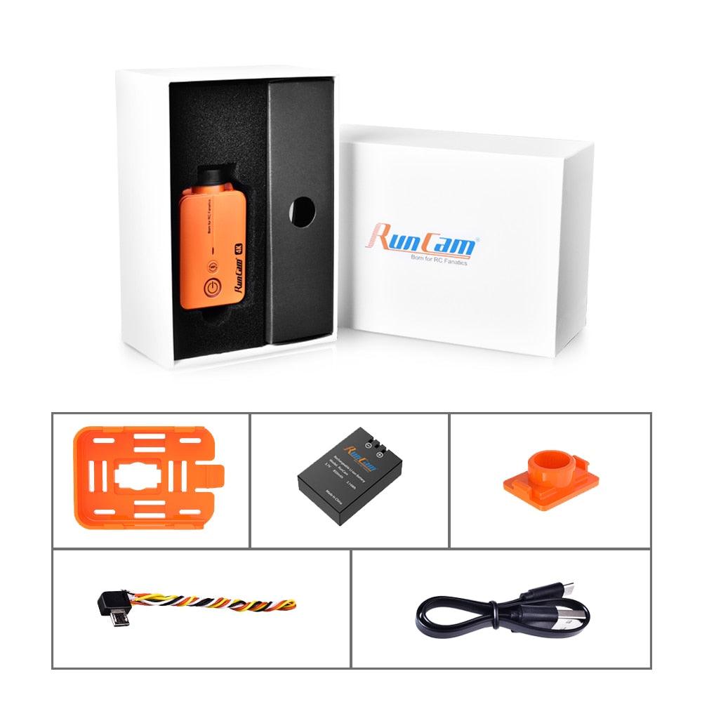RunCam2 Camera - 4K HD FPV Sports Action Long Range Drone Camera Wing Video Recorder for Quadcopter Accessories - RCDrone