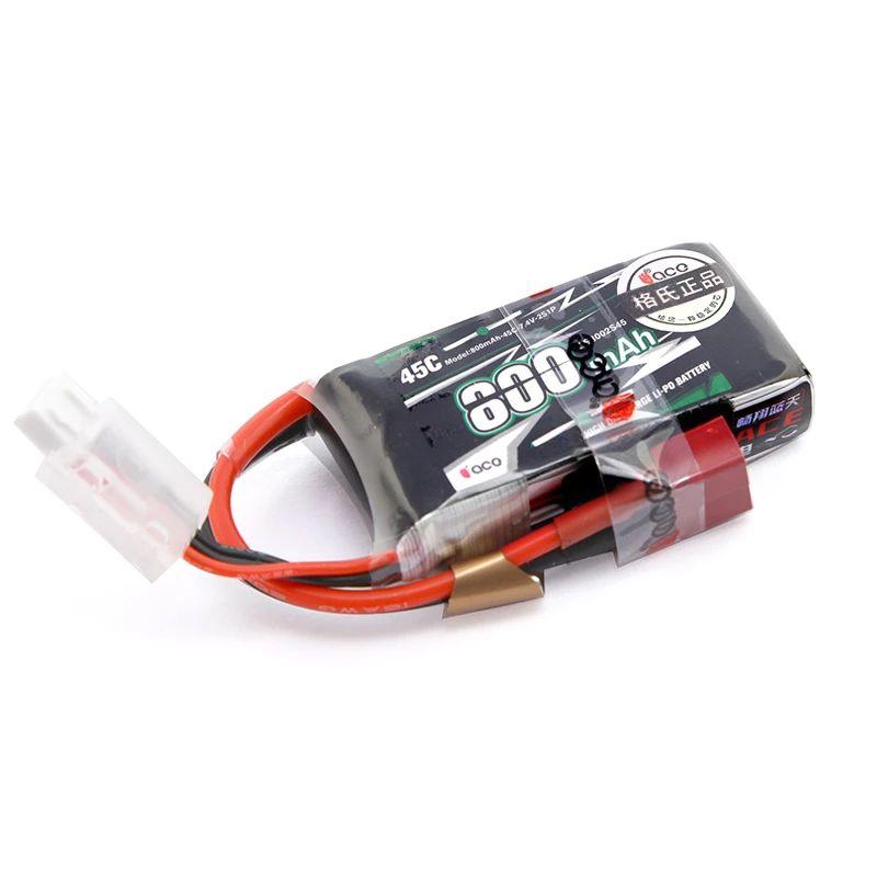 Gens ACE Lipo Battery 2S 7.4V 800mAh 1000mAh 1300mAh 1800mAh 2200mAh 2400mAh 2700mAh 4000mAh 30C 45C with T/XT60 Plug - RCDrone