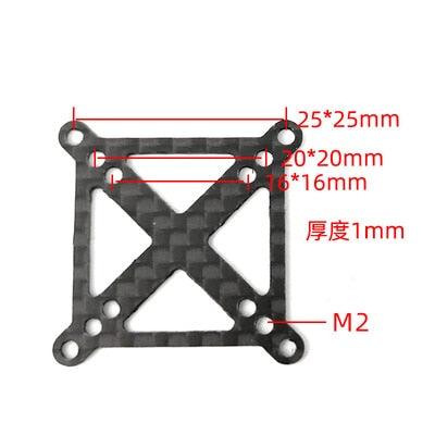 FPV Racing Drone Flight Controller ESC Carbon fiber Adapter board ESC 30X30 To 25x25 20x20 16x16 M3 M2 - RCDrone