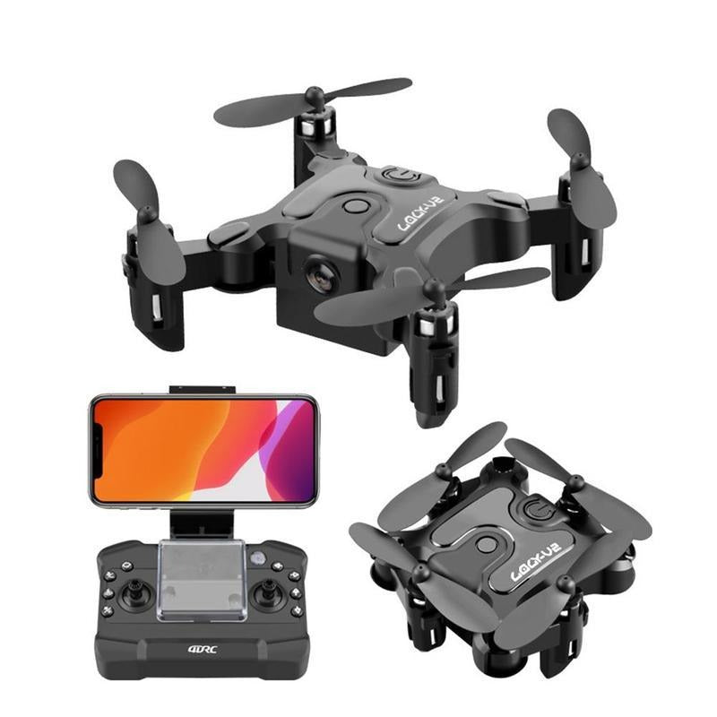 Drone RC Dwi Dowellin avec double caméra FPV HD, drone pliable avec maintien d'a Drone RC Dwi Dowellin avec double caméra FPV HD, drone pliable avec maintien d'a