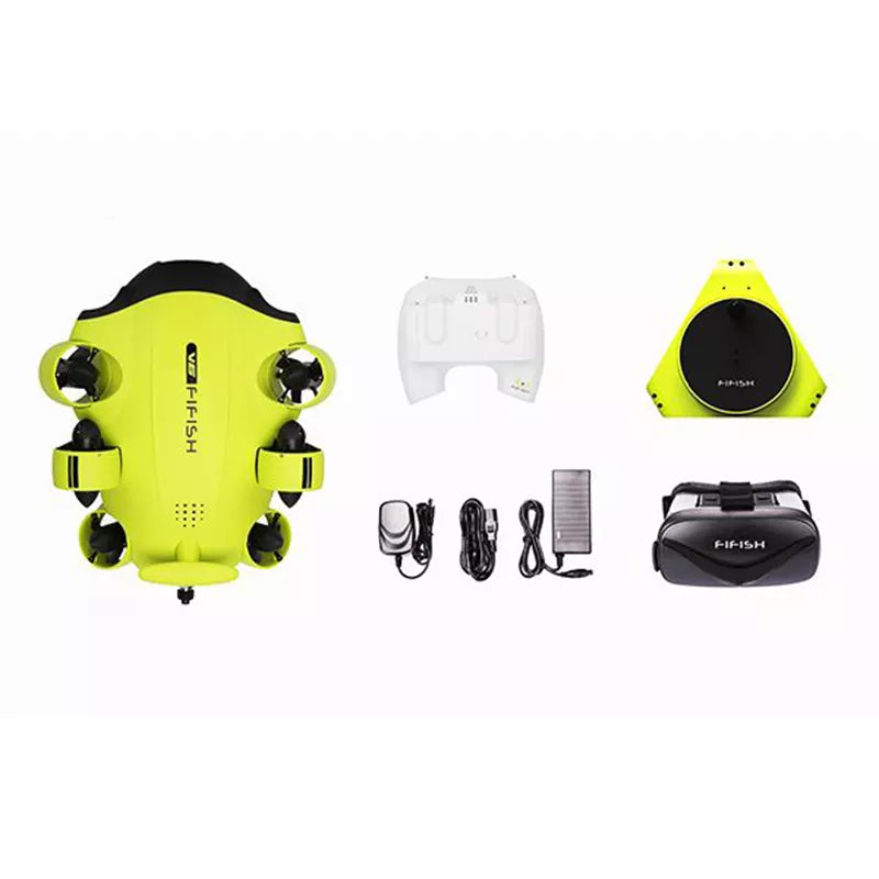 Fifish V6 - professional Underwater Drone 4K HD UHD Camera 100M Cable VR Control sea robot Drone Professional Camera Drone - RCDrone