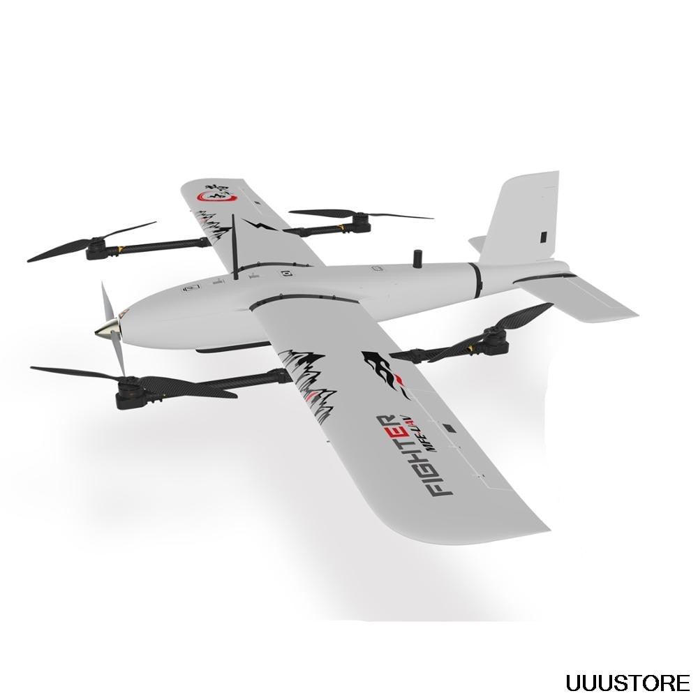 Makeflyeasy Fighter 2430mm - MFE Fighter VTOL 2430mm Wingspan Compound Wing EPO VTOL Aerial Survey Fix-wing AirCraft RC Airplane RC Plane KIT hobby - RCDrone