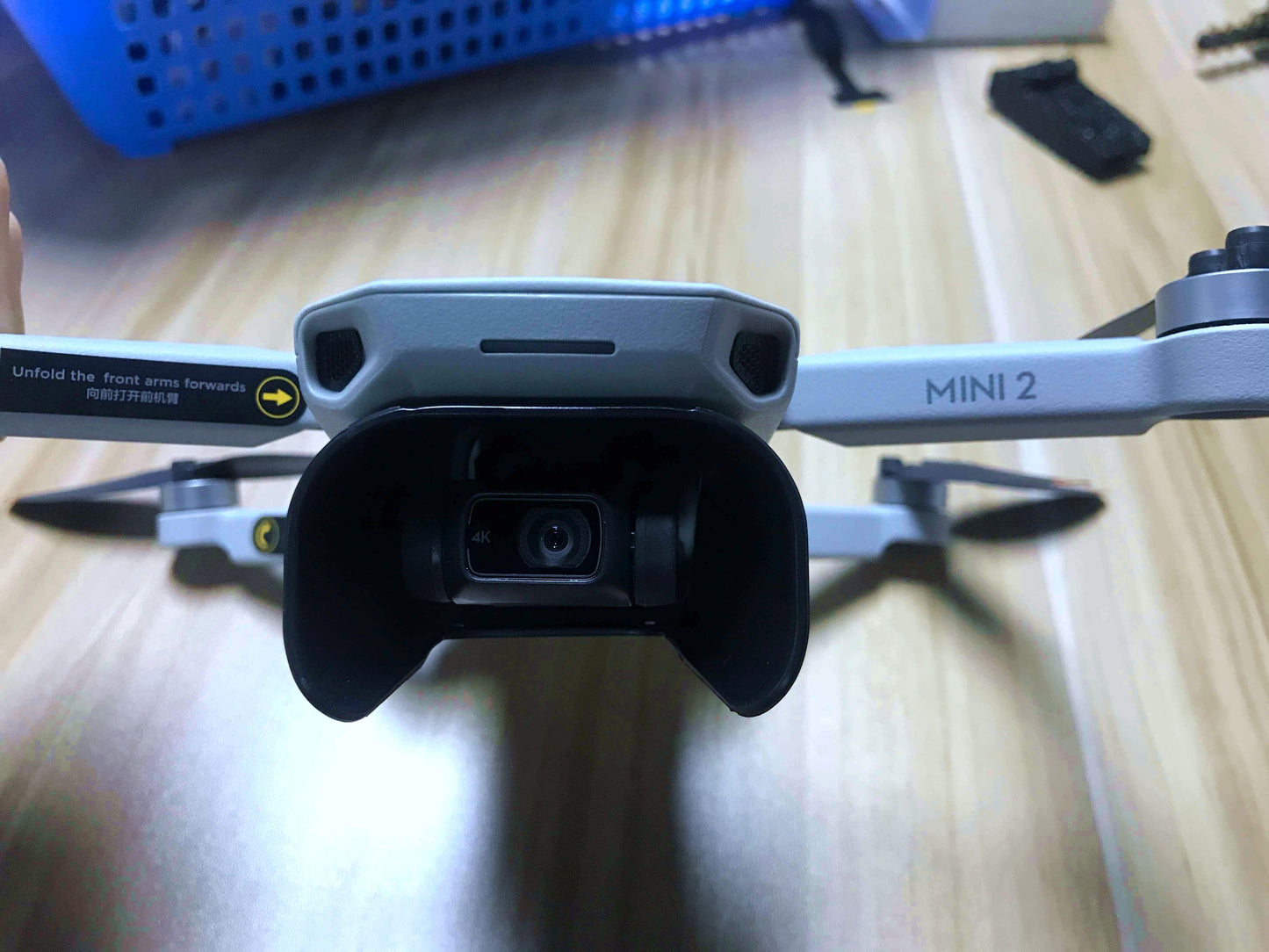 Lens Cover Sunshade Protective Cap for DJI Mavic Mini 1/2/SE Lens Hood Anti-glare Gimbal Camera Guard Props fixer Accessories - RCDrone