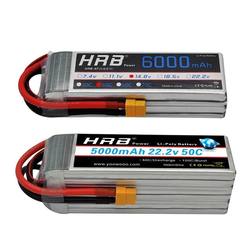 Batterie Lipo 4S 14.8V 6000mAh 60C-XT60