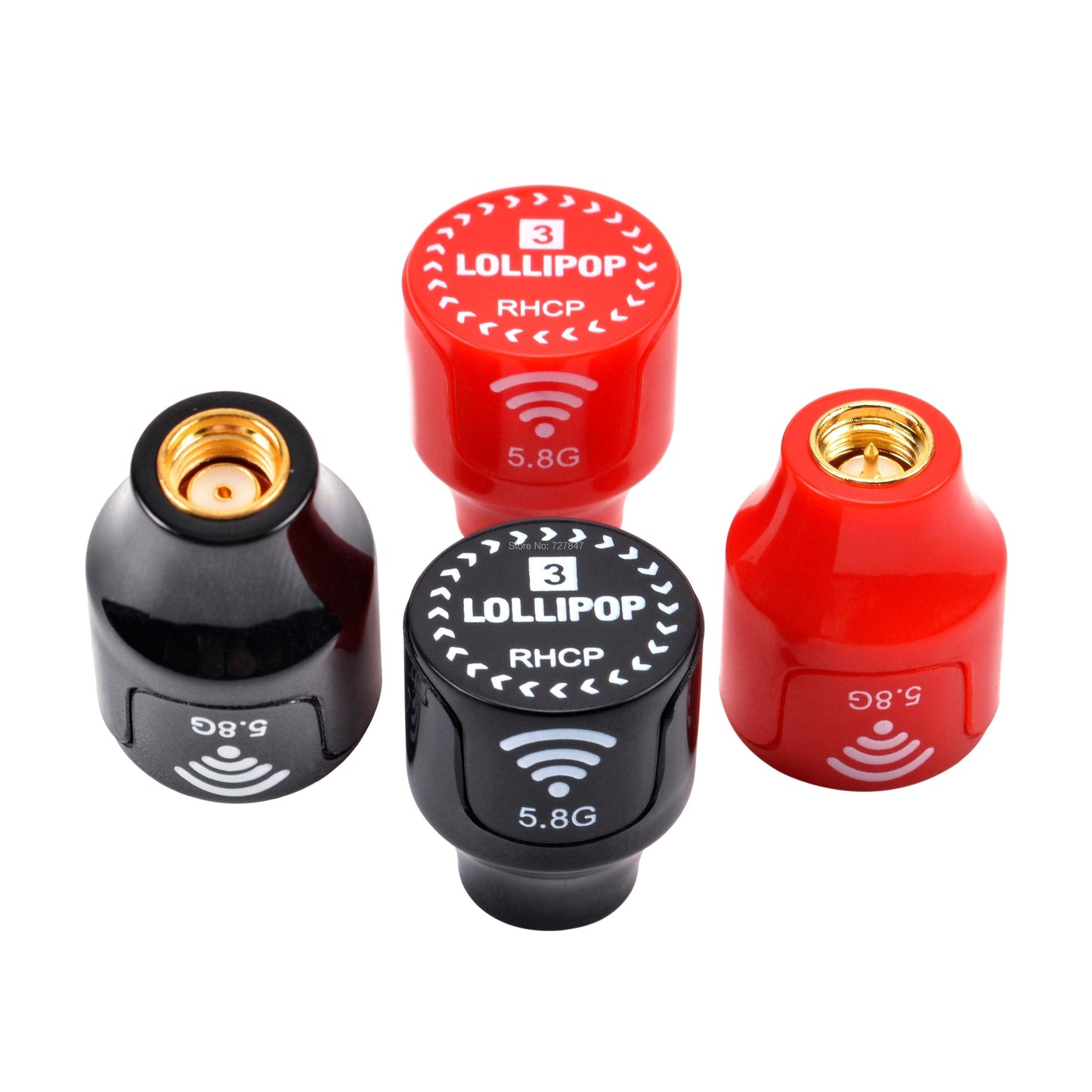 Super Mini Stubby 3.5dBi / Lollipop 2.5dBi / Lollipop 4 2.8dBi 5.8G QAV RHCP RP SMA / SMA Antenna for FPV Drone RC Quadcopter - RCDrone