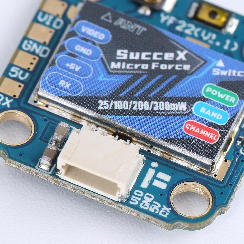 iFlight SucceX Micro Force 5.8GHz PIT/25/100/200mW/300mW VTX Adjustable with IPEX (UFL) connector for FPV part - RCDrone