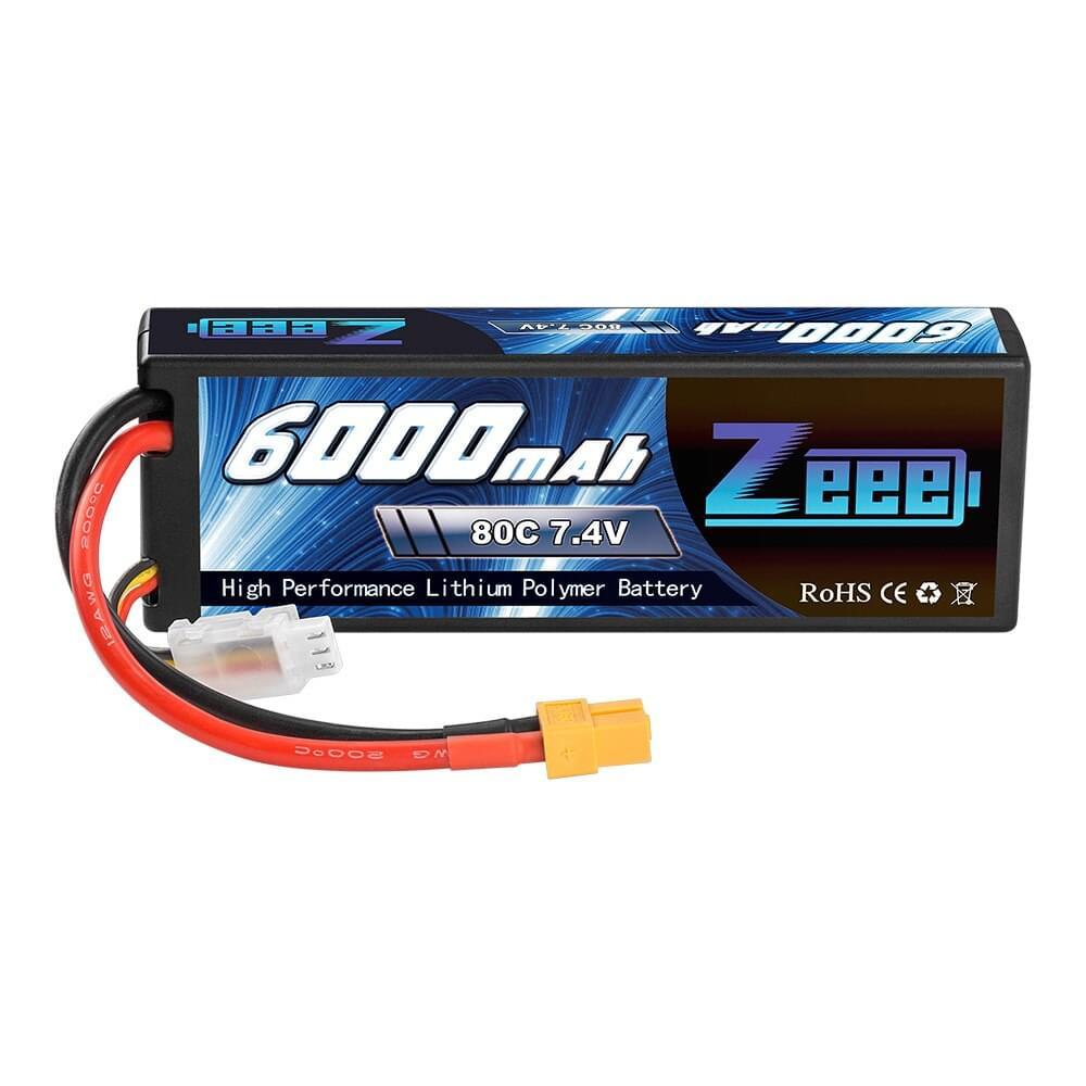 Lot de 2 batteries LiPo OVONIC 3S 120C 11,1 V 5000 mAh avec connecteur Lot de 2 batteries LiPo OVONIC 3S 120C 11,1 V 5000 mAh avec connecteur