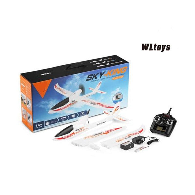 Wltoys Parkten F959s Fixed Plane - 3CH gyro Sky King RC Airplane Push-speed glider RTF Good same as F949 Fixed plane - RCDrone