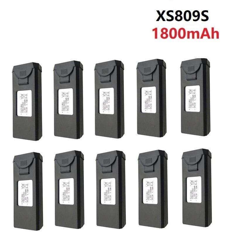 Original 3.7v 3.85V 1800mAh Lipo Bettery For VISUO XS809s XS816 RC Quadcopter Drone Battery Spare Parts Accessories Modular Battery - RCDrone
