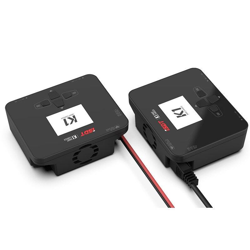 ISDT K1 Charger - AC 100W DC 250W/10Ax2 Dual Channel Balance Charger Discharger for Lipo LiFe LiHv Battery FPV Drone Charger - RCDrone