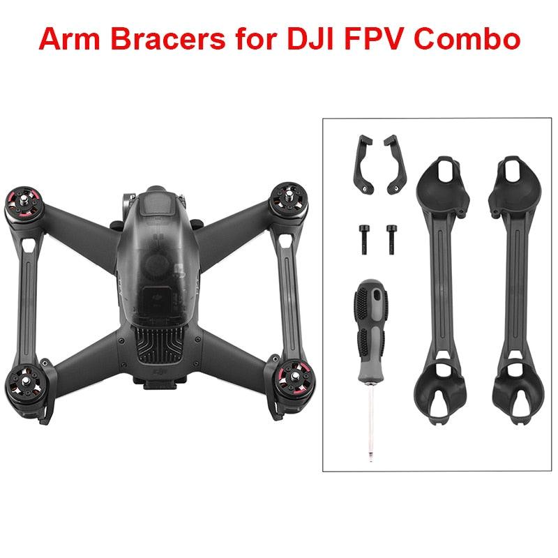 Arm Bracers Component for DJI FPV Effectively Strengthening Protective for FPV Arm Bracers Accessories Set With Screwdriver - RCDrone
