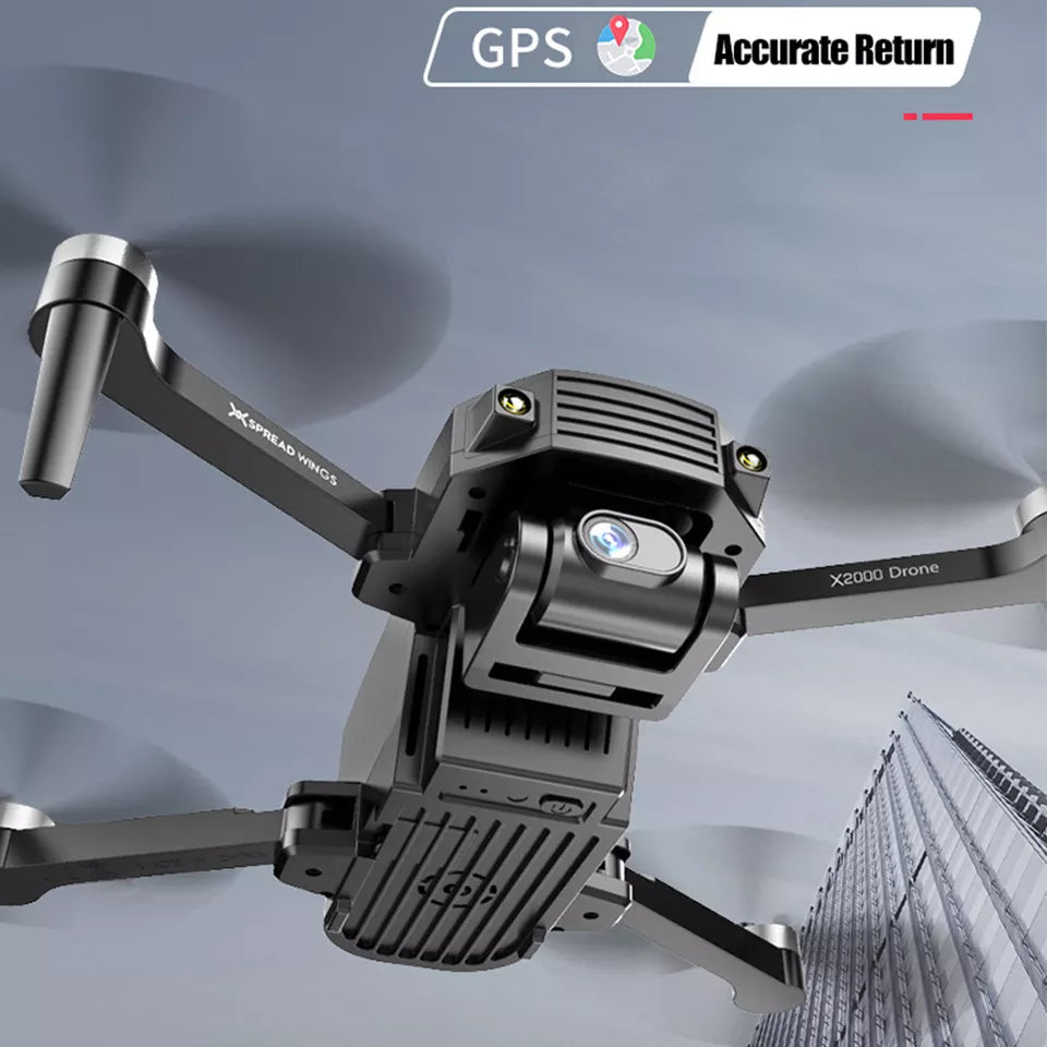 X2000 Drone - 1.3KM GPS Brushless 4K HD camera Follow Me Drone Auto Return drone - RCDrone