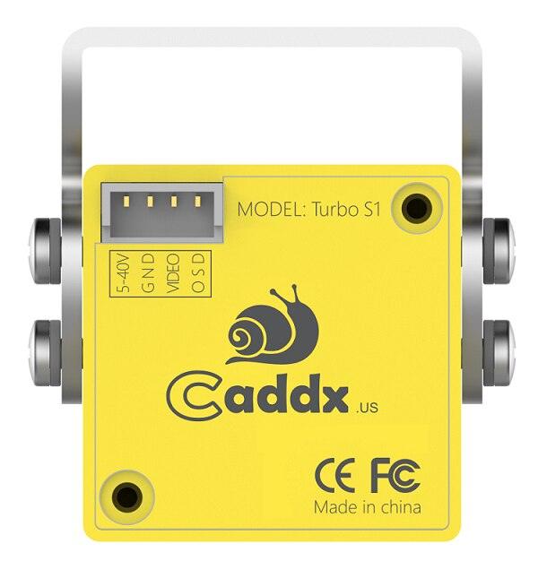 CADDX.US Turbo S1 1/3 CCD 600TVL IR Blocked FPV Camera Yellow/Green NTSC/PAL DC 5V-40V Wide Voltage - RCDrone