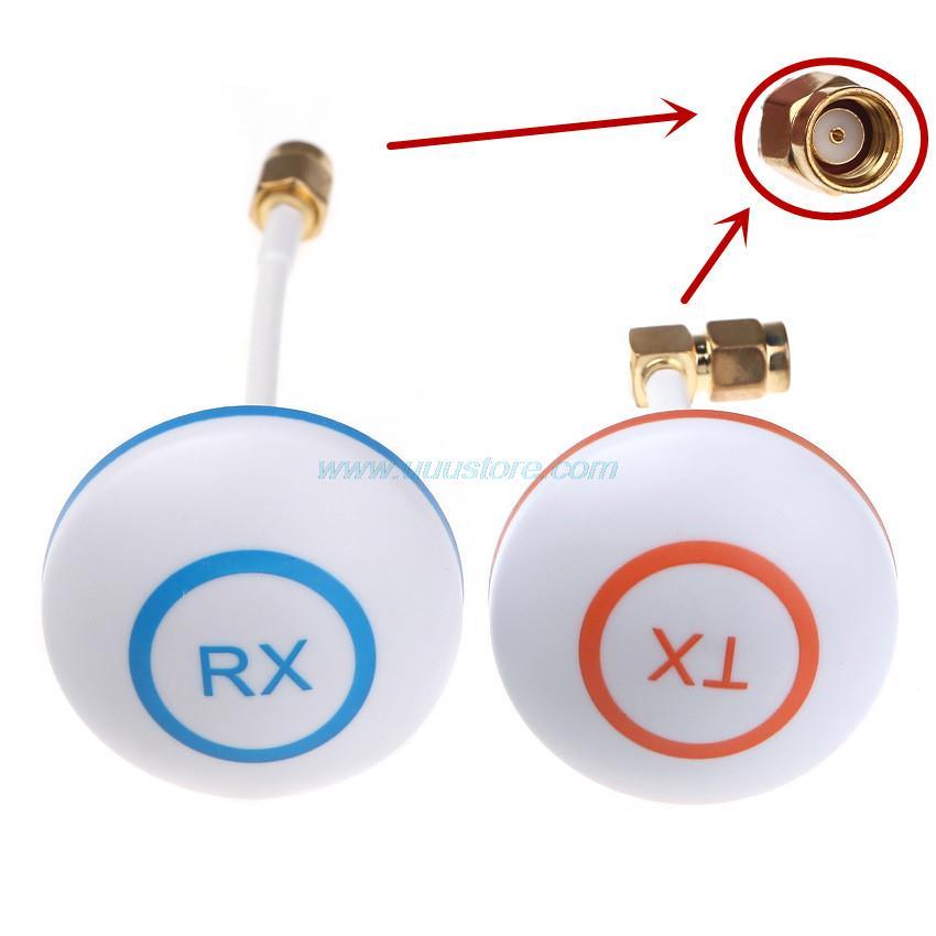 TX 90 degree Antenna RX Straight Needle Hole 5.8Ghz High-gain Clover Mushroom Antenna for RC FPV LCD5802 TS832 TS351 TS5823 - RCDrone