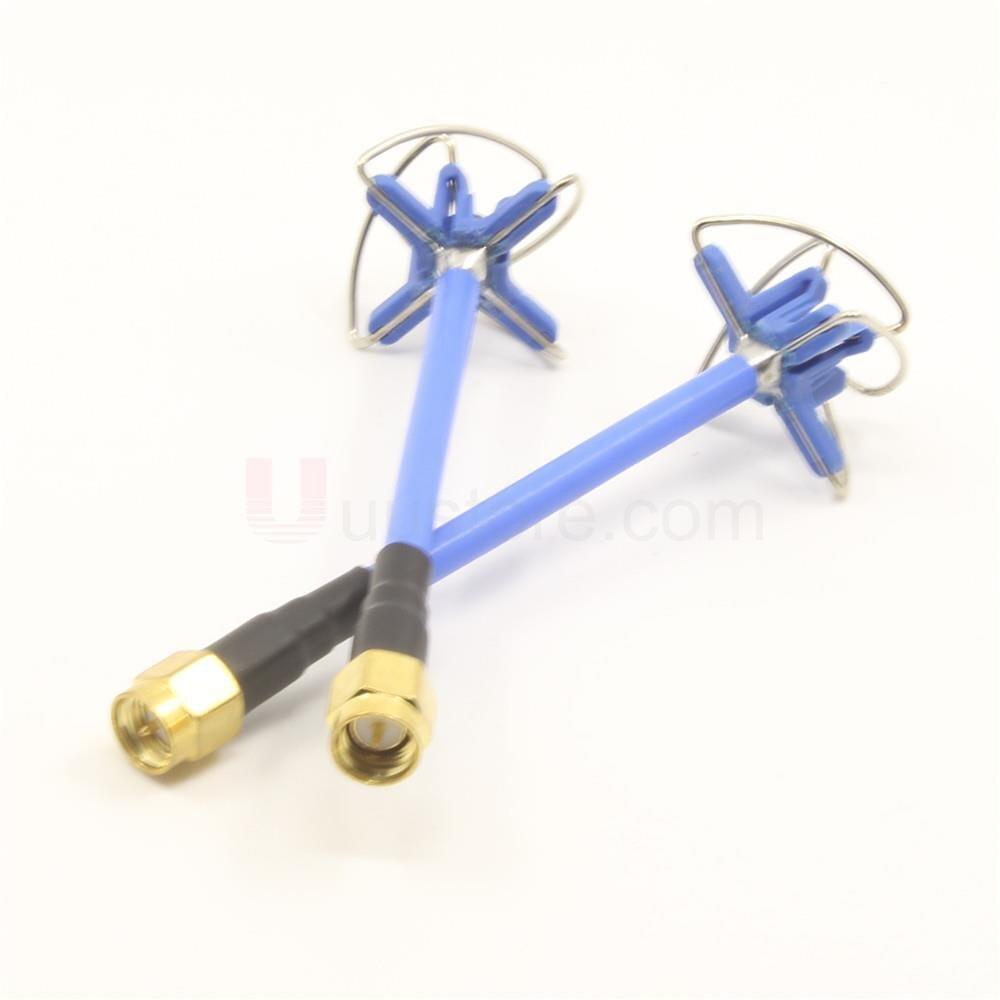 1 Pair/2PCS FPVOK 5.8GHz FPV 4 Leaf Clover AV Transmission RHCP Antenna For Camera Drone DJI Phantom 3 - RCDrone