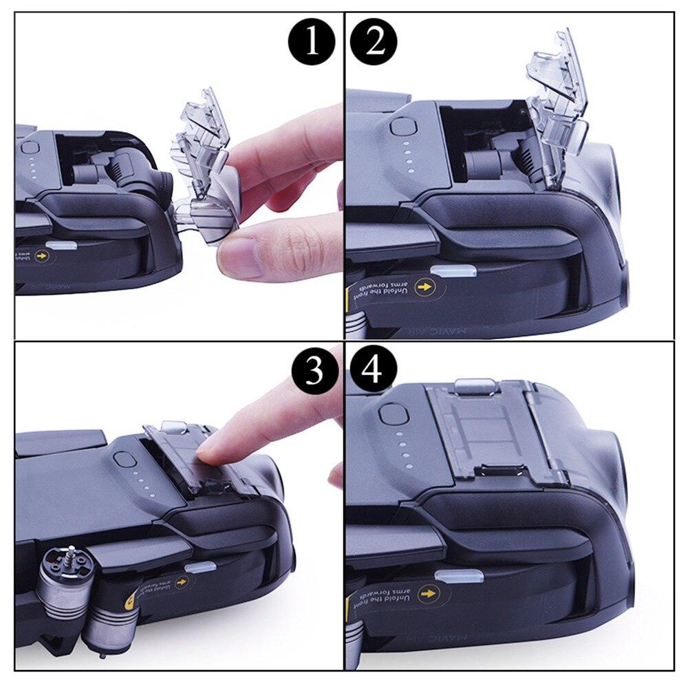 Lens Cover Cap for DJI Mavic Air Drone - Camera Lens Protector Filter Guard Stabilizer Protector Snap on Dustproof Cap Spare Parts - RCDrone