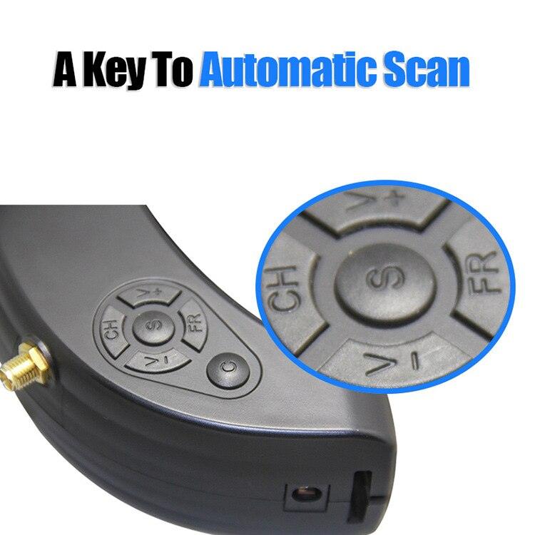 UUUSTORE HIVR101 FPV Goggles - New 5.8g 854*480HD Fpv Automatic scan diversity monitor goggles Weight 198g for Racing FPV Drone - RCDrone