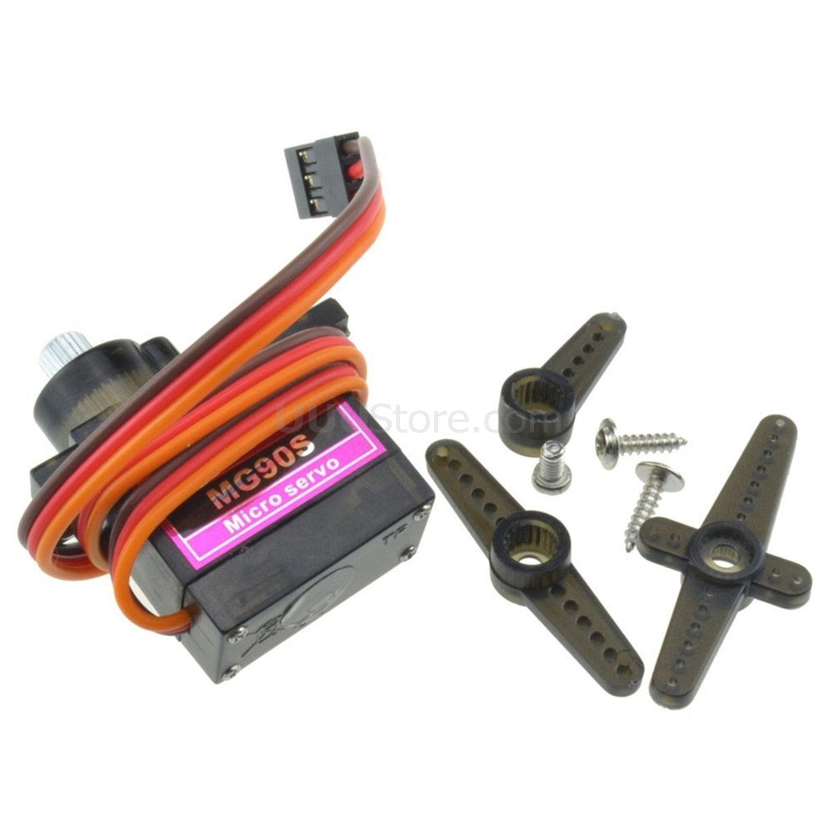 MG90S 9g Metal Gear Mini Rc Servo Upgraded SG90 Digital Micro Servos for RC Fixed wing Aircraft model Helicopter Car Toy - RCDrone