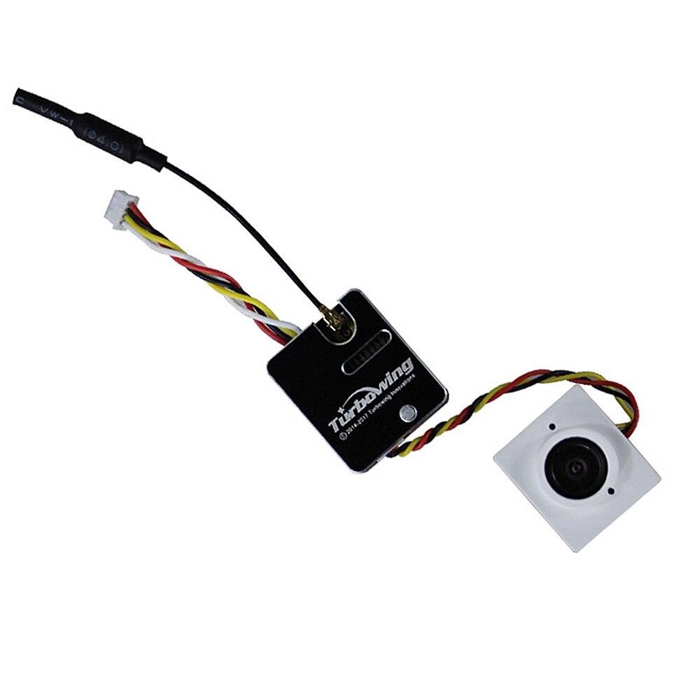 TURBOWING TX1769 5.8G 25/200mW Video Transmitter Module + CYCLOPS V3 TV17621 720P DVR Camera for FPV Racing Drone - RCDrone