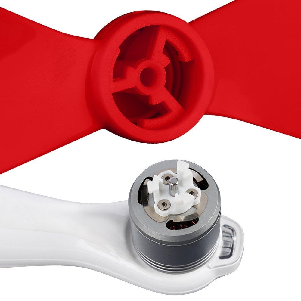 4PCS Props Mount Propeller Base For DJI Phantom 4 PRO Advanced camera Drone Engine Mount Blade Holder Spare Parts Kits with tool - RCDrone